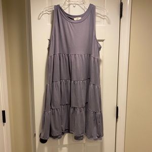 Pinkblush large soft knit tiered dress